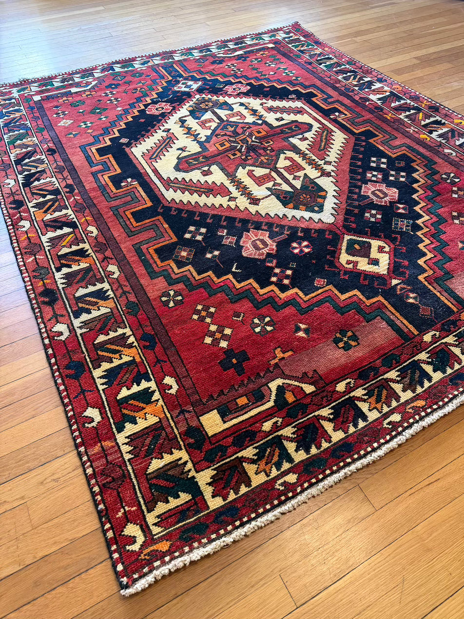 Antique Serapi Area Rug #R1001 -  5'7" x 6'11"