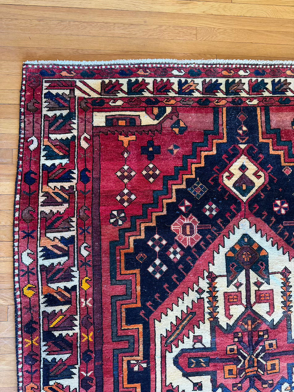 Antique Serapi Area Rug #R1001 -  5'7" x 6'11"