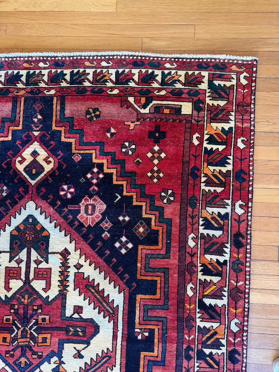 Antique Serapi Area Rug #R1001 -  5'7" x 6'11"