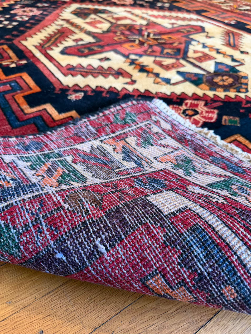 Antique Serapi Area Rug #R1001 -  5'7" x 6'11"
