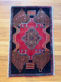 Vintage Kazak Mat #R1010 1'10" x 2'10"
