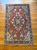 Antique Mahal Area Rug #R1006 - 4'2" x 6'6"
