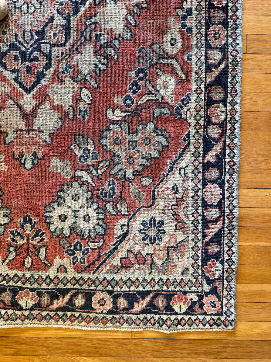 Antique Mahal Area Rug #R1006 - 4'2" x 6'6"