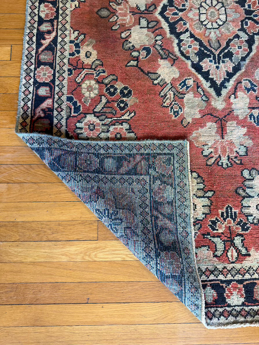 Antique Mahal Area Rug #R1006 - 4'2" x 6'6"