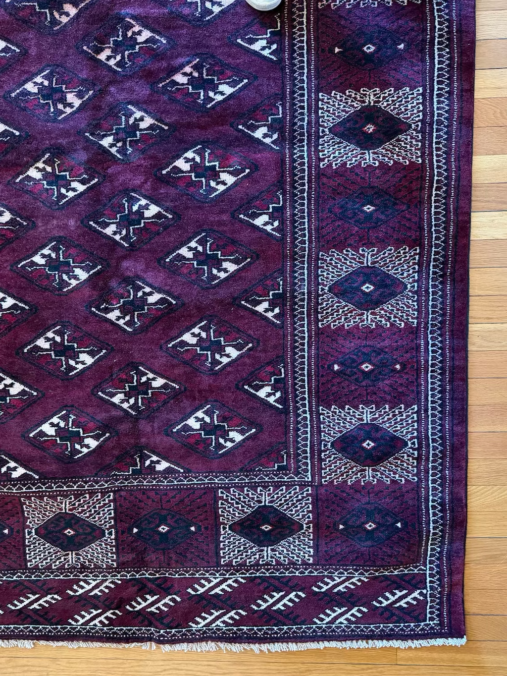 Vintage Turkmen Area Rug #R1002 - 8' x 11'