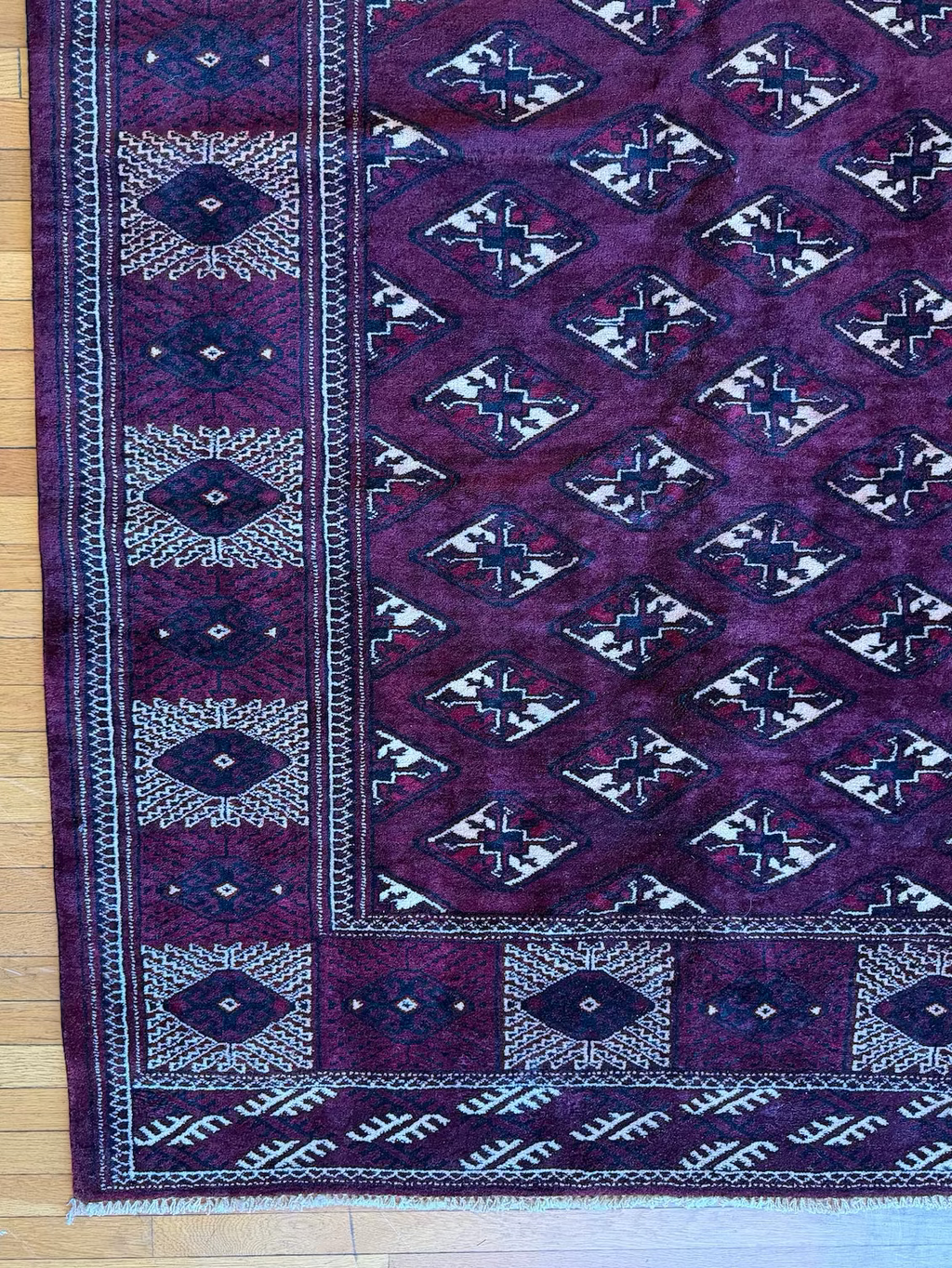 Vintage Turkmen Area Rug #R1002 - 8' x 11'