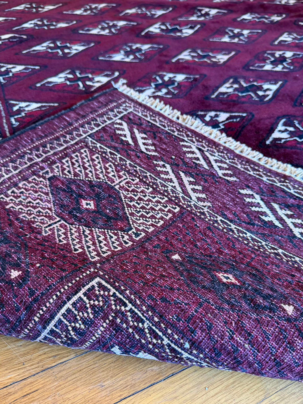 Vintage Turkmen Area Rug #R1002 - 8' x 11'