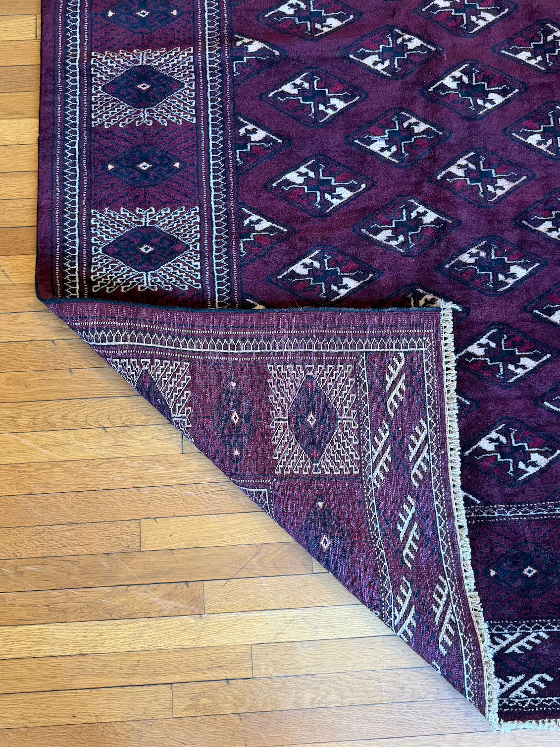 Vintage Turkmen Area Rug #R1002 - 8' x 11'
