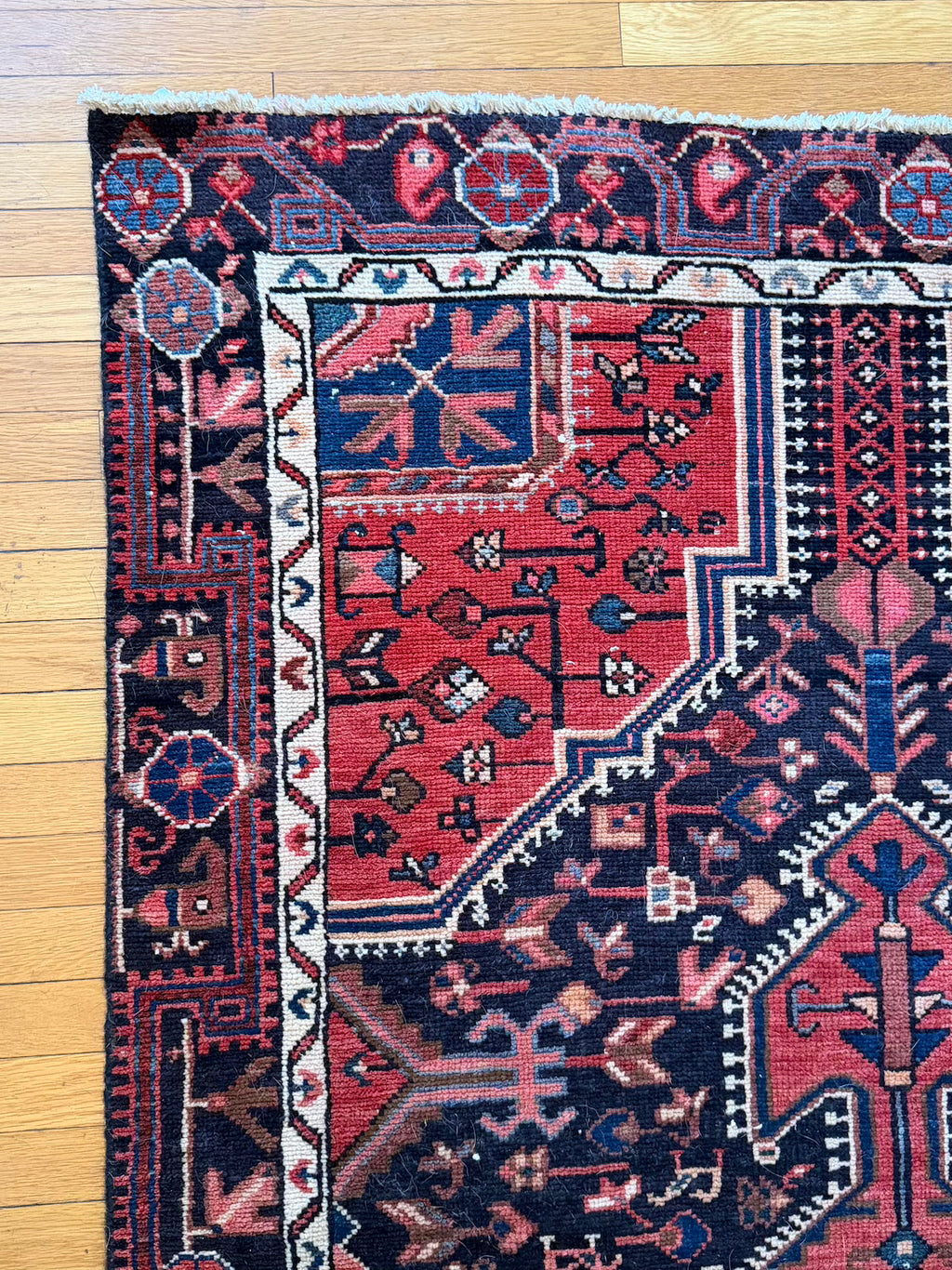 Antique Serapi Wide Runner #R1005 4'2" x 9'