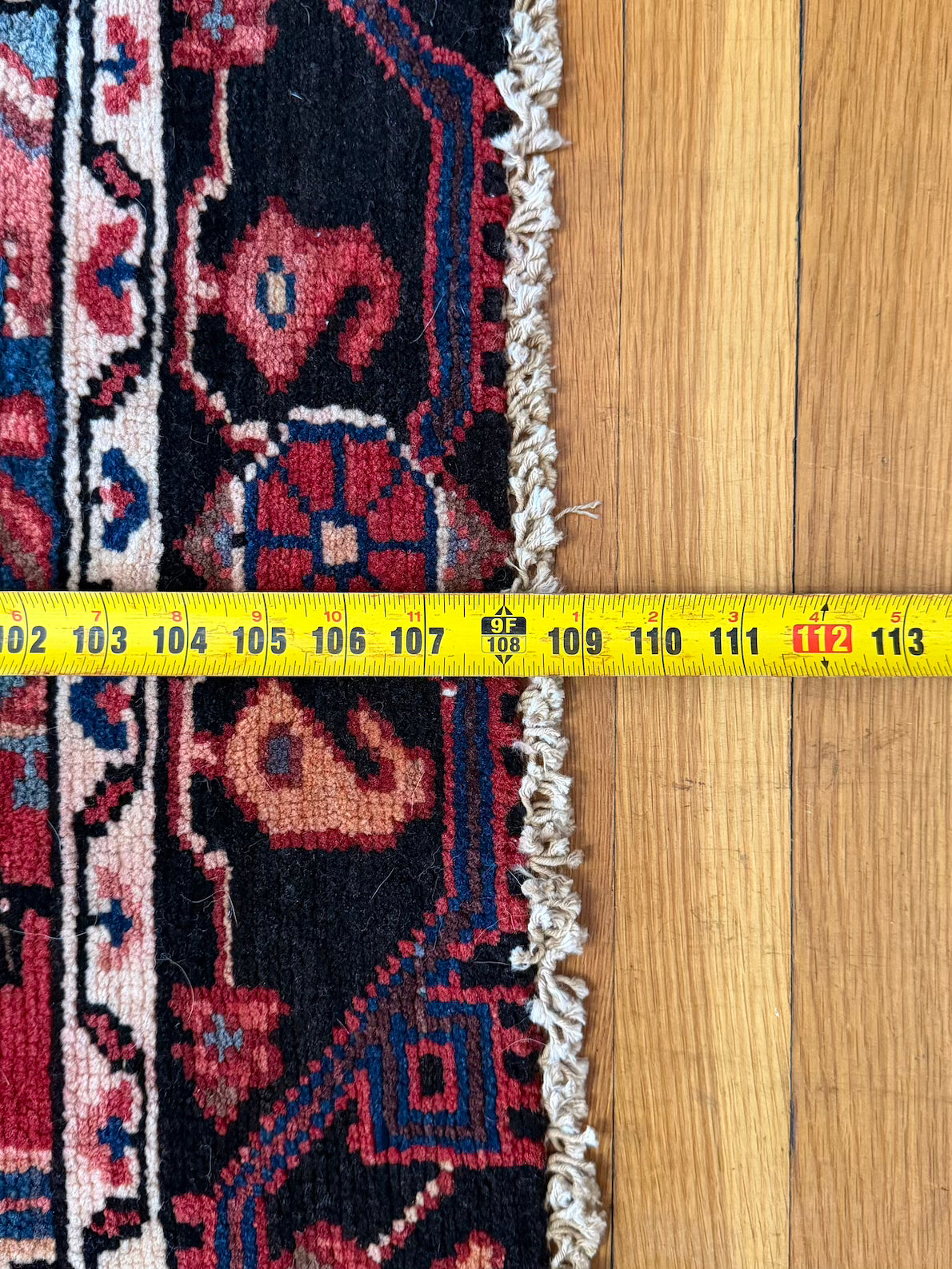 Antique Serapi Wide Runner #R1005 4'2" x 9'
