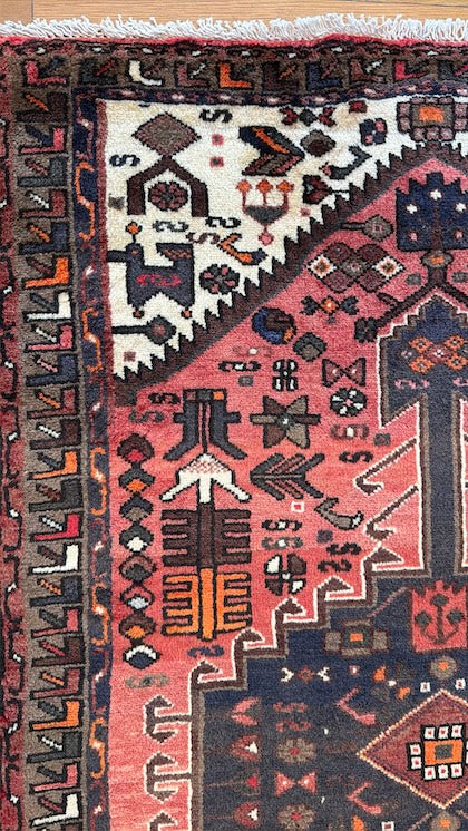Antique Serapi Accent Rug #R1004 - 3'2" x 5'