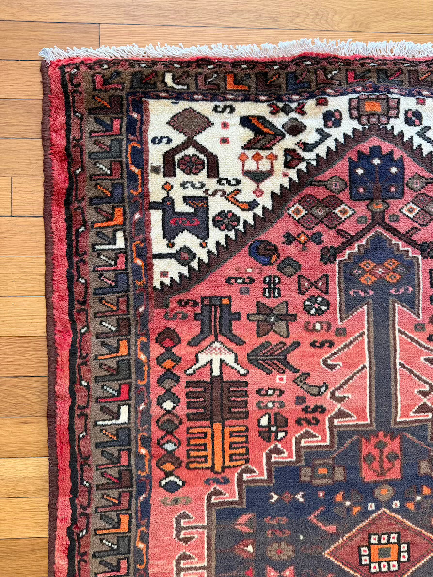 Antique Serapi Accent Rug #R1004 - 3'2" x 5'