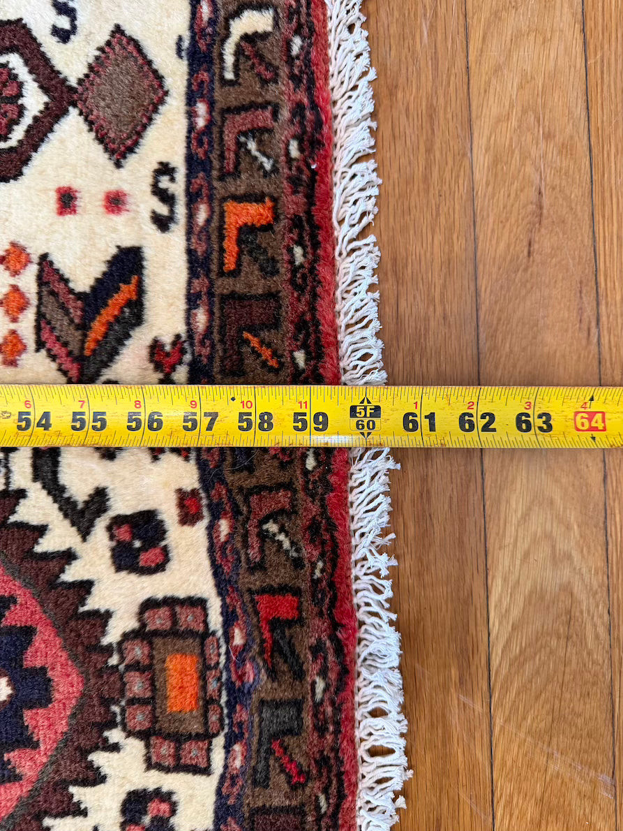Antique Serapi Accent Rug #R1004 - 3'2" x 5'
