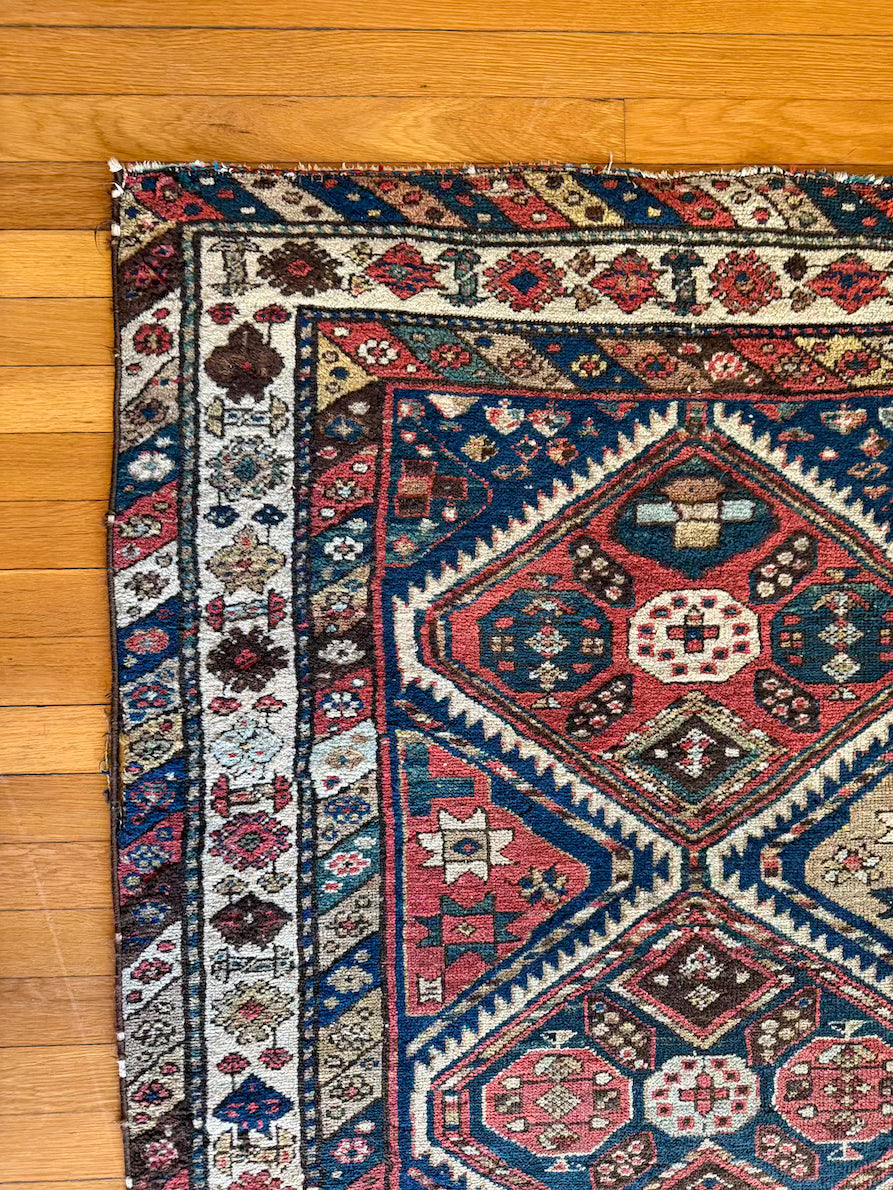 Antique Shirvan Runner #R1008 - 3'3" x 6'8"