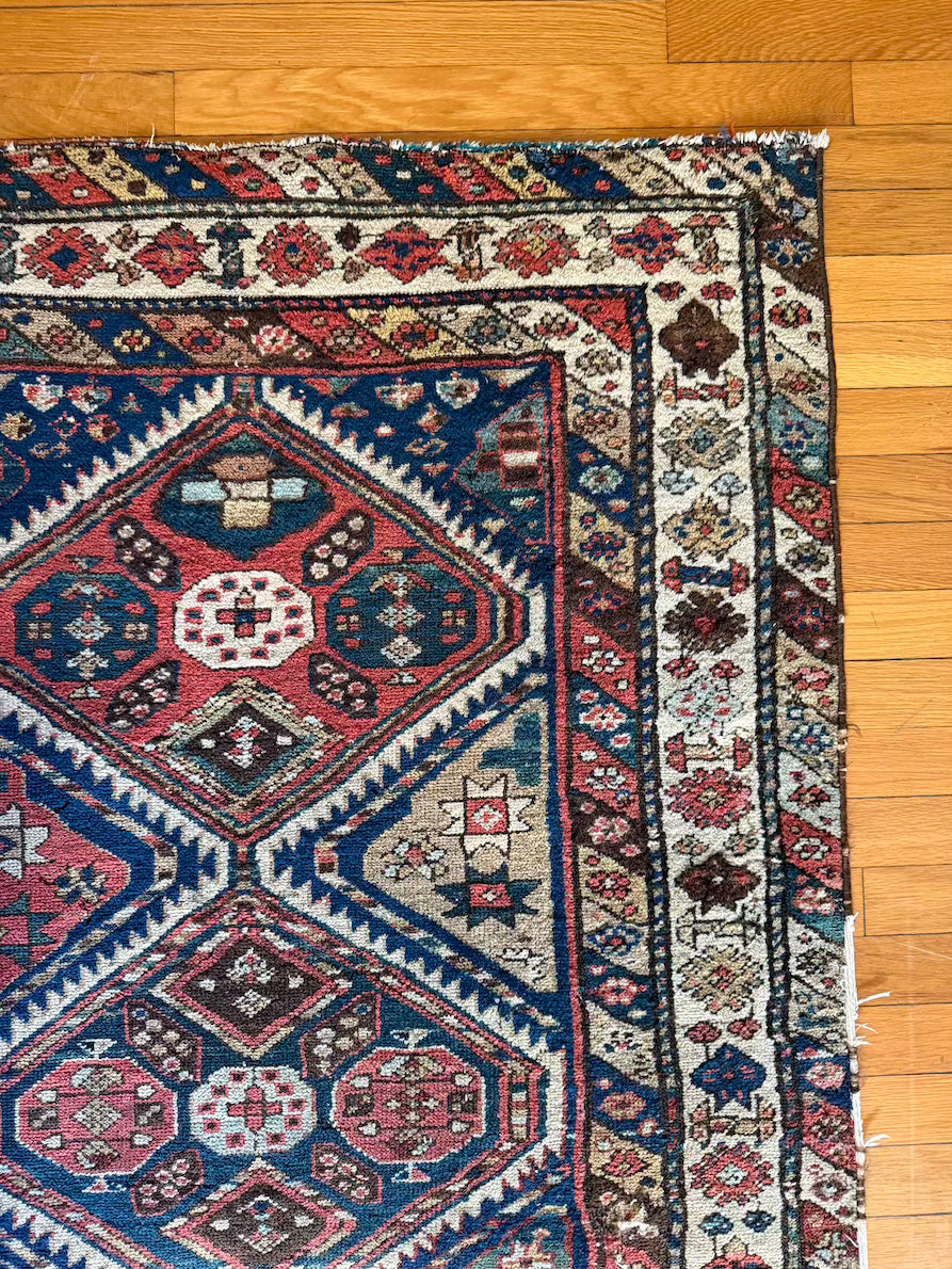 Antique Shirvan Runner #R1008 - 3'3" x 6'8"