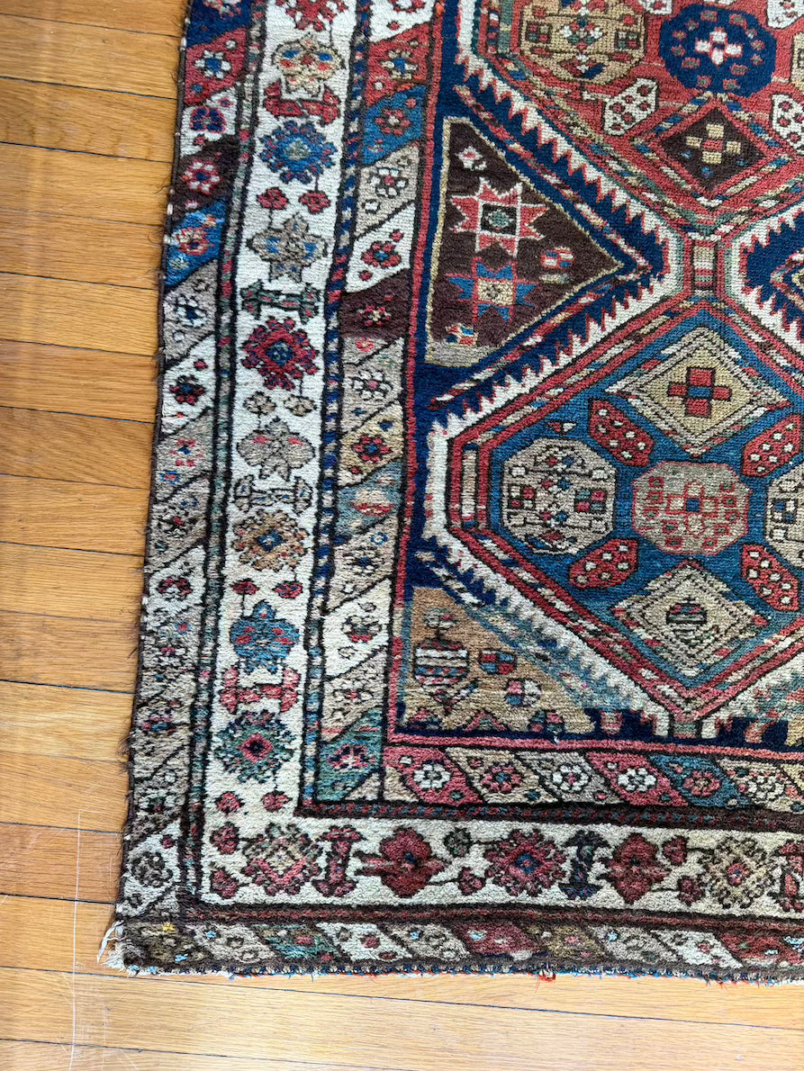 Antique Shirvan Runner #R1008 - 3'3" x 6'8"