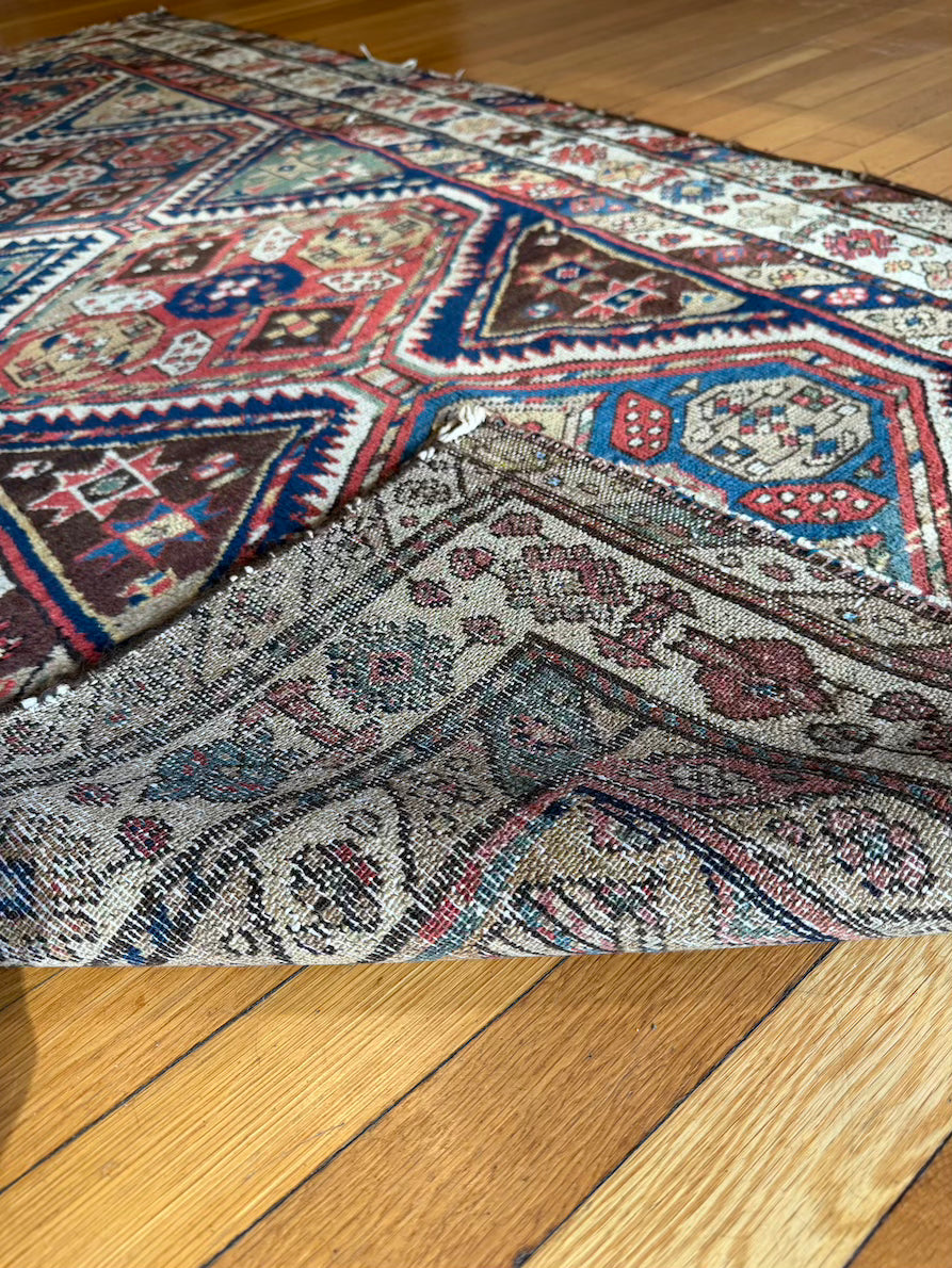 Antique Shirvan Runner #R1008 - 3'3" x 6'8"