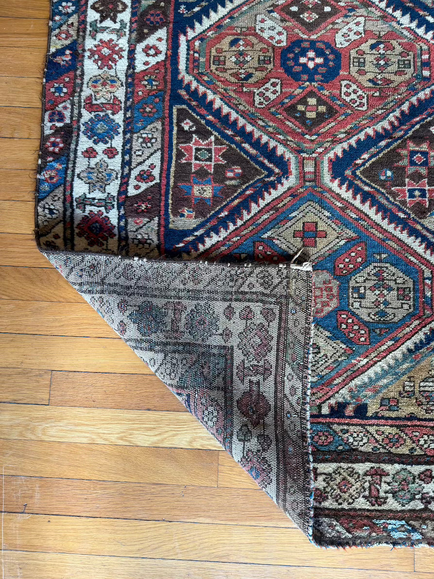 Antique Shirvan Runner #R1008 - 3'3" x 6'8"