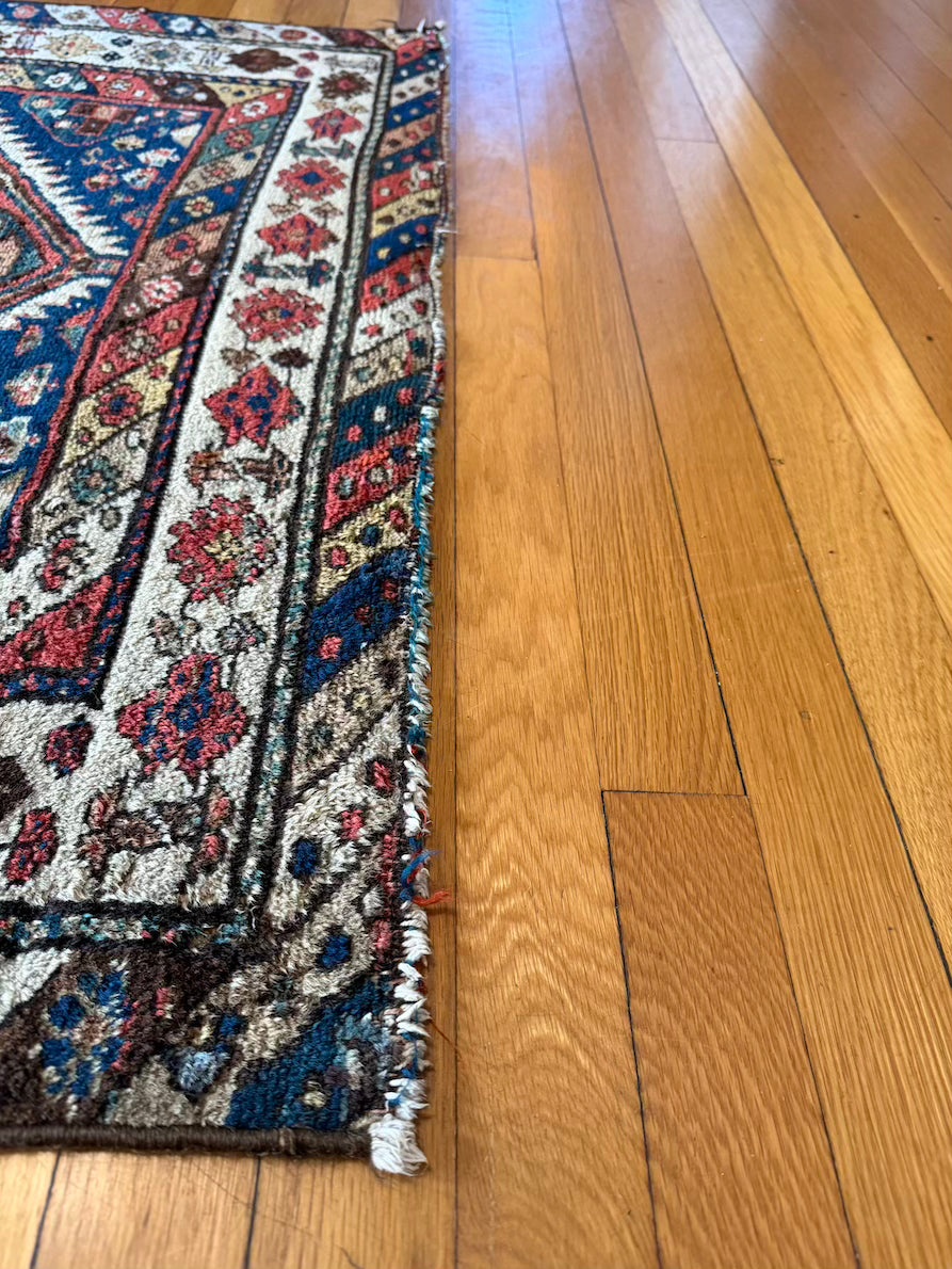 Antique Shirvan Runner #R1008 - 3'3" x 6'8"