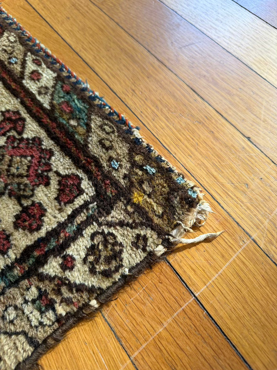 Antique Shirvan Runner #R1008 - 3'3" x 6'8"