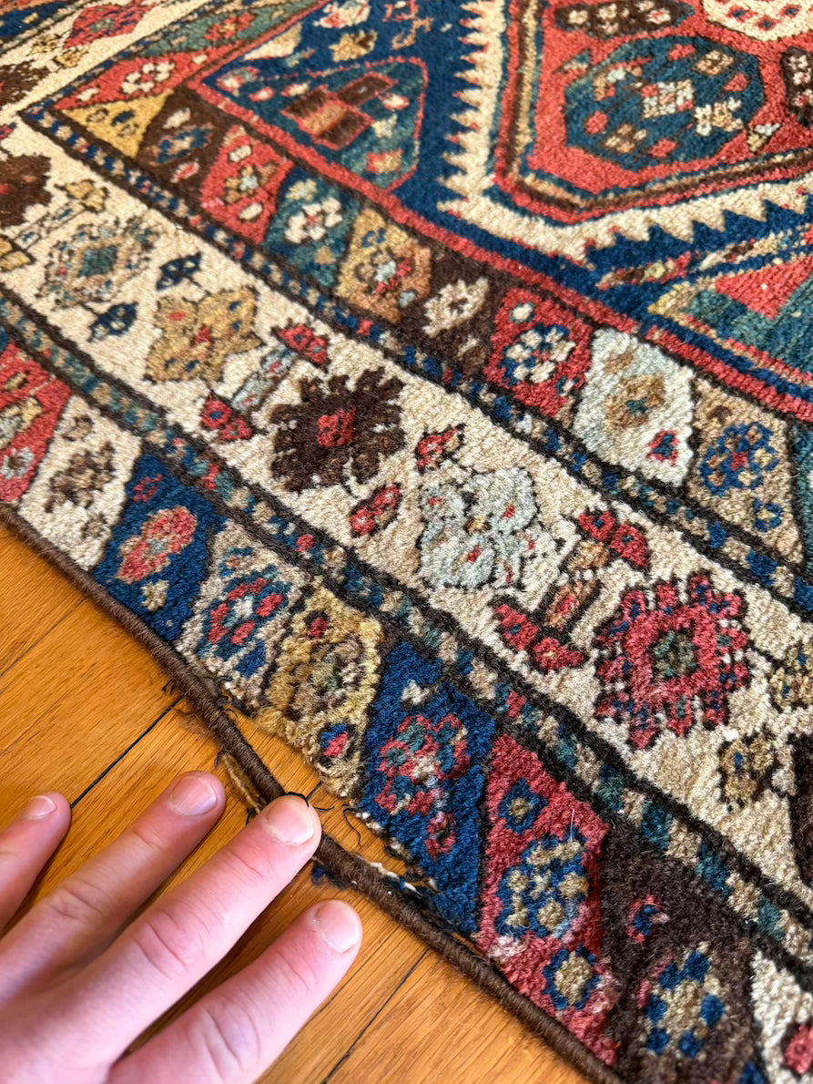 Antique Shirvan Runner #R1008 - 3'3" x 6'8"
