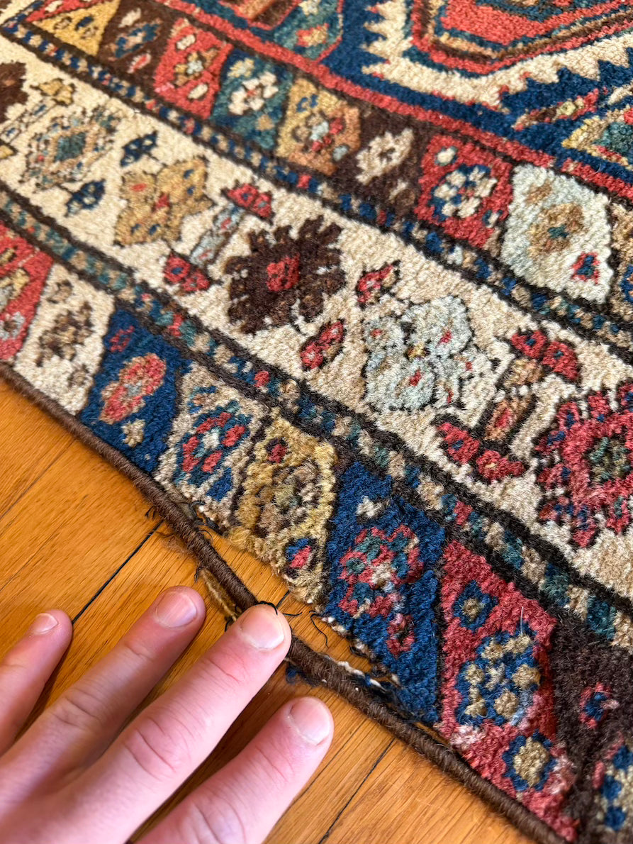 Antique Shirvan Runner #R1008 - 3'3" x 6'8"