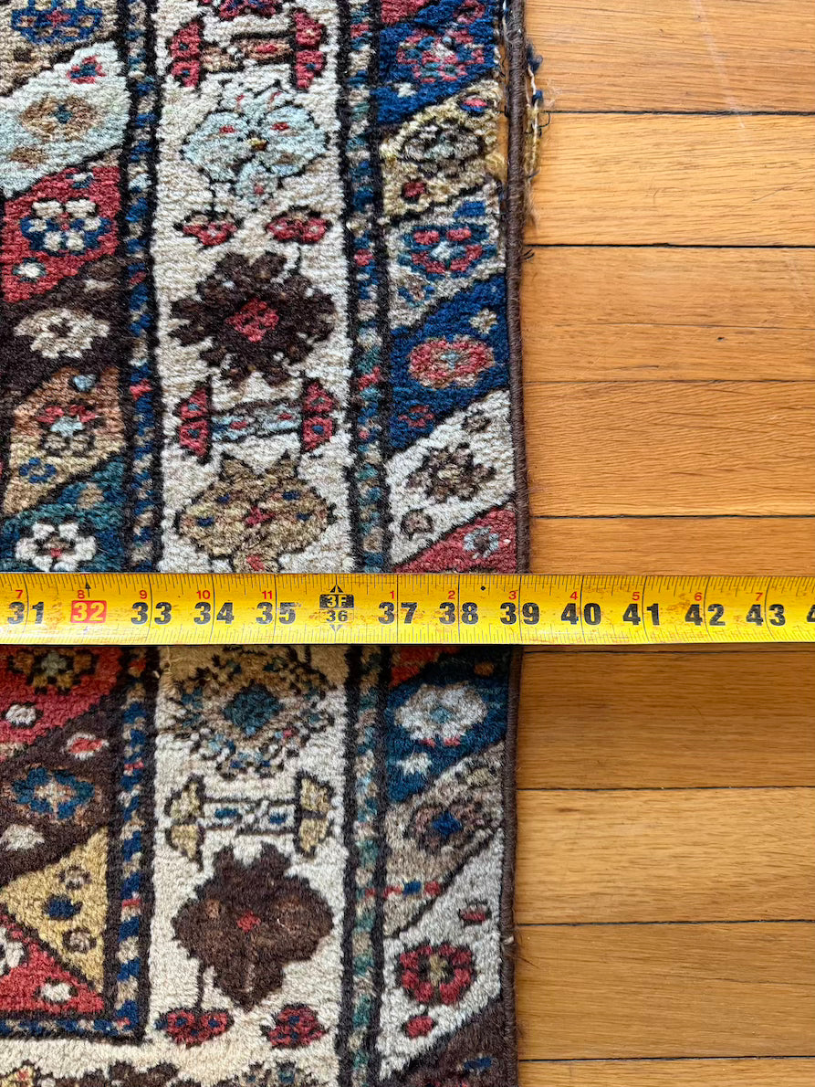 Antique Shirvan Runner #R1008 - 3'3" x 6'8"
