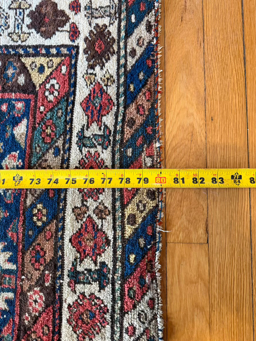 Antique Shirvan Runner #R1008 - 3'3" x 6'8"