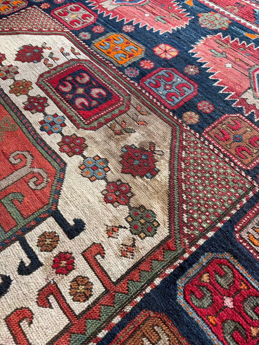 Antique Karachopf Kazak Area Rug #R1009 5'7" x 7'7"