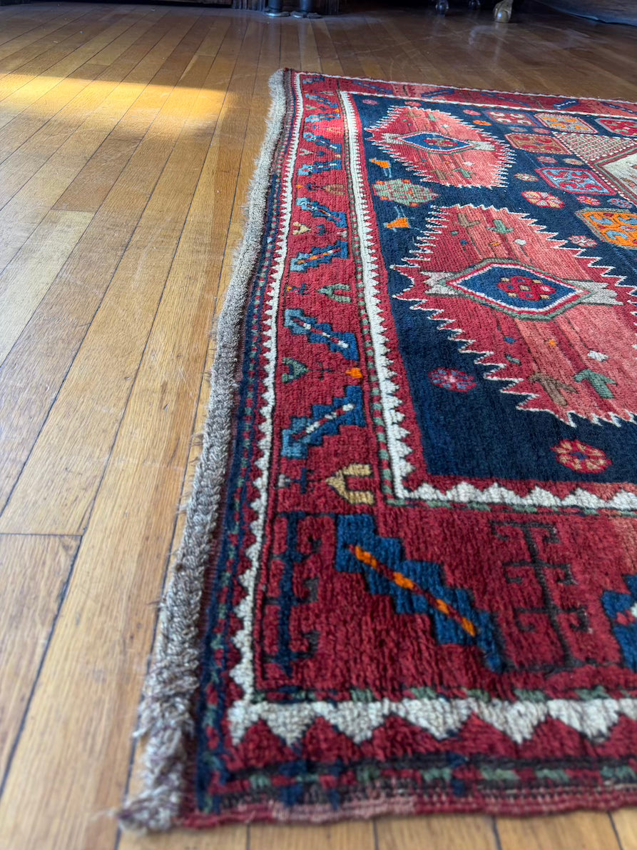 Antique Karachopf Kazak Area Rug #R1009 5'7" x 7'7"
