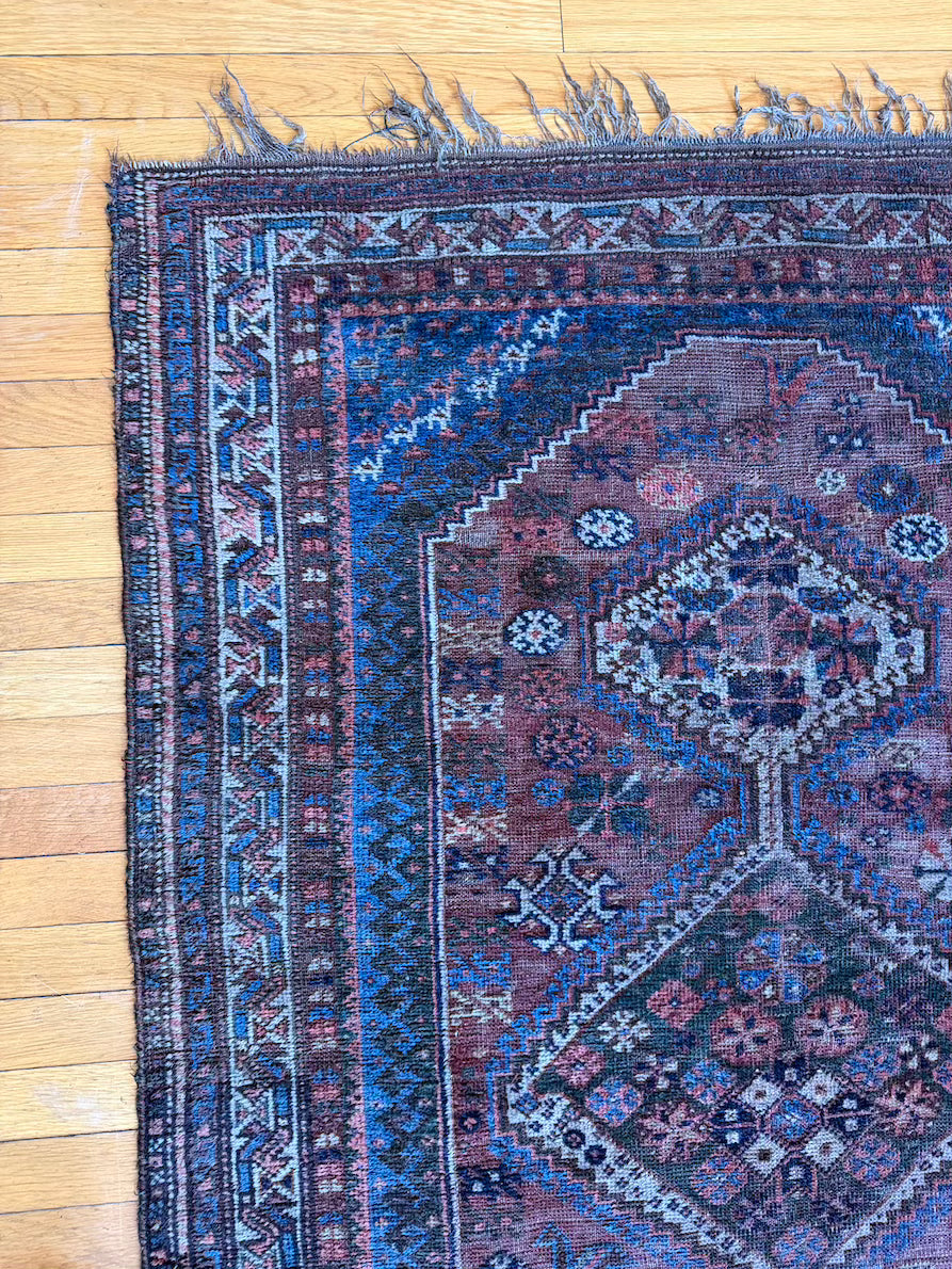 Antique Kazak Accent Rug #R1012 3'7" x 6'