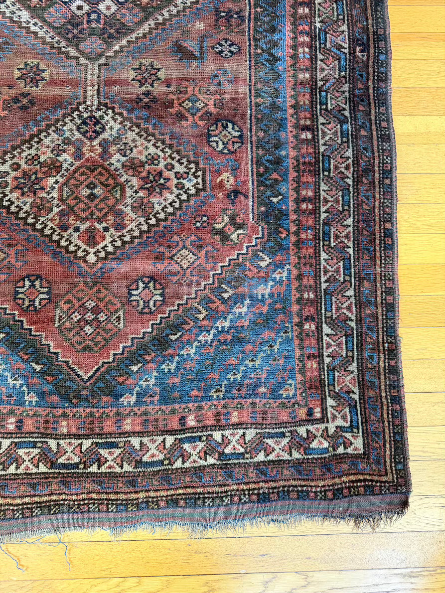 Antique Kazak Accent Rug #R1012 3'7" x 6'