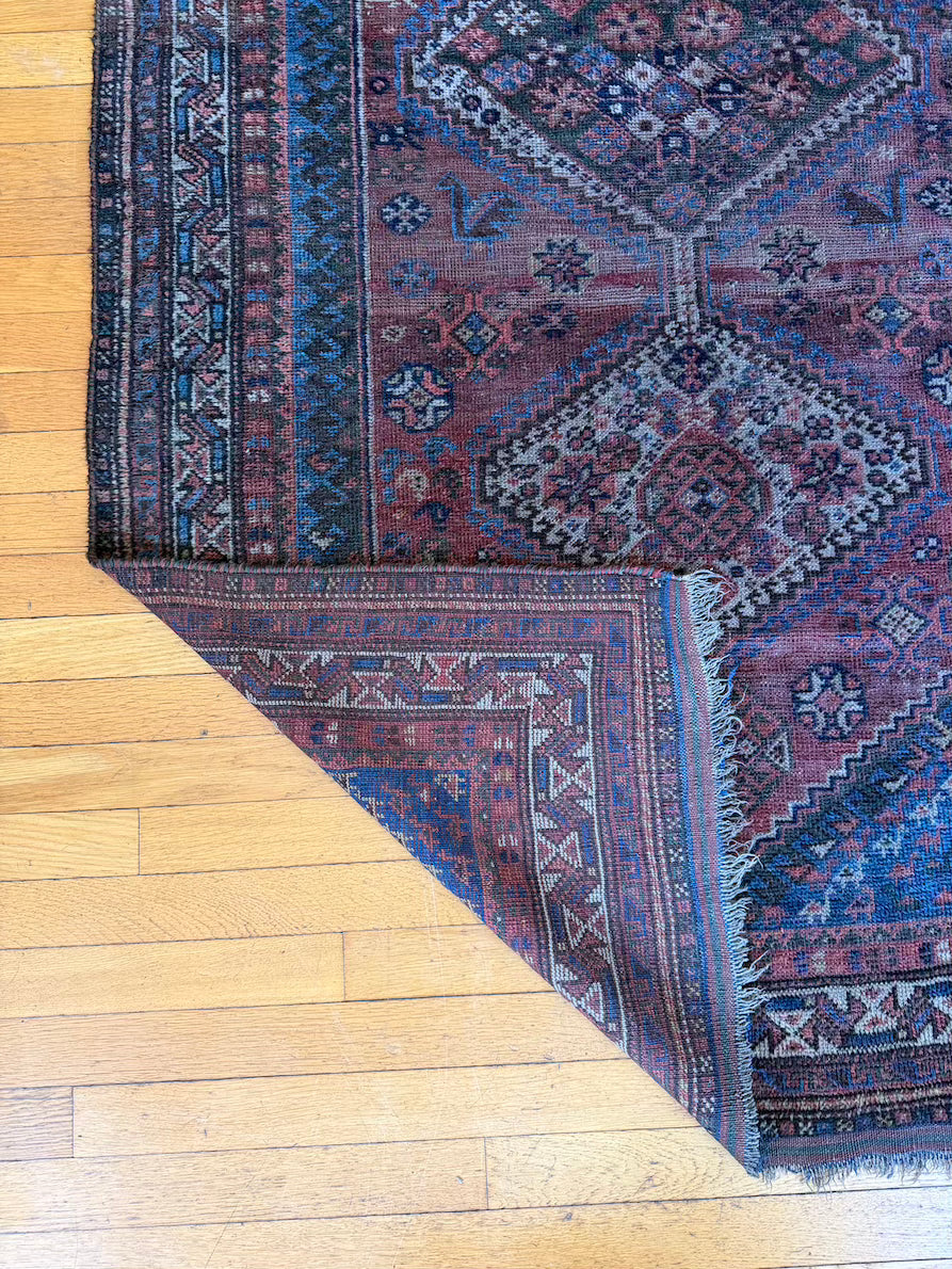 Antique Kazak Accent Rug #R1012 3'7" x 6'