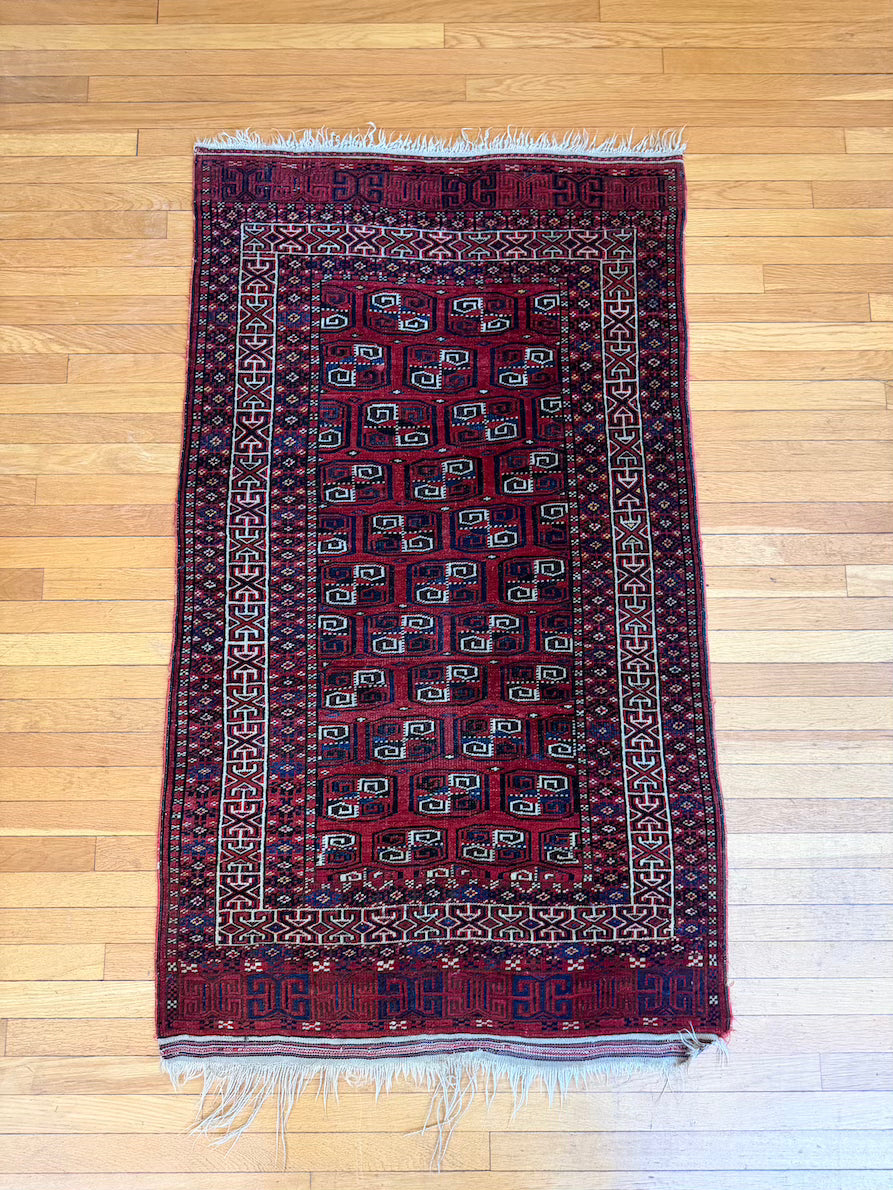 Antique Ersari Accent Rug #R1007 3'1" - 5'5"