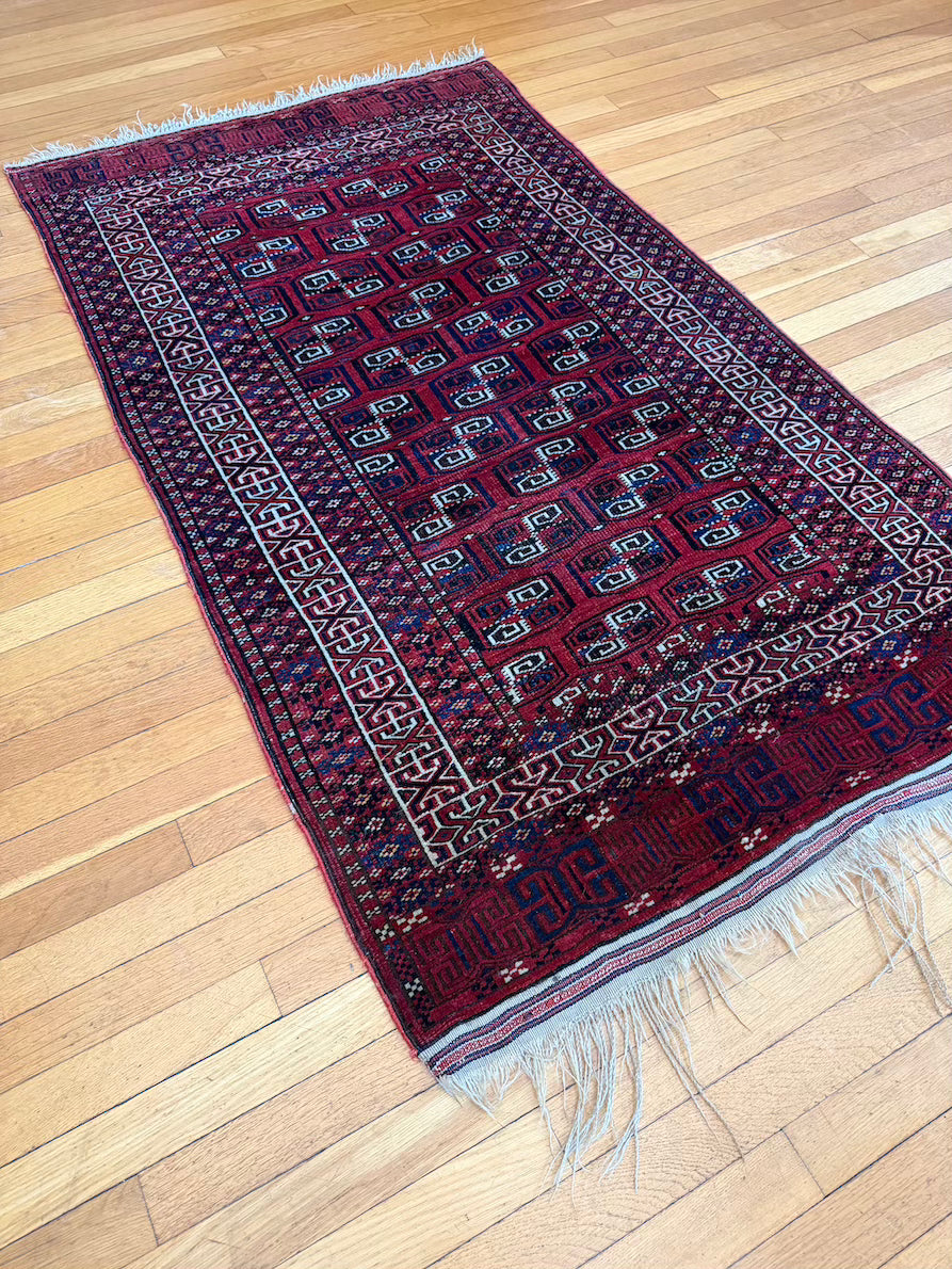 Antique Ersari Accent Rug #R1007 3'1" - 5'5"
