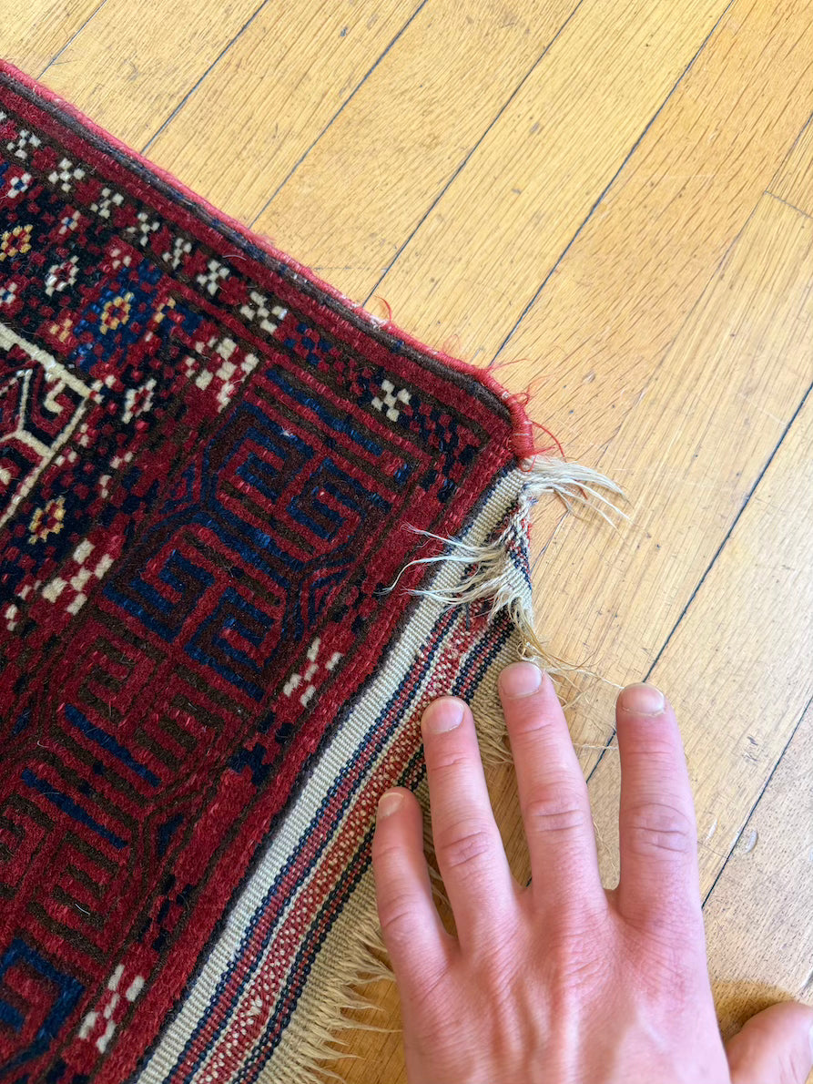 Antique Ersari Accent Rug #R1007 3'1" - 5'5"
